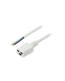SN26-3/15/5WH Kabel: 3x1,5mm2, IEC C19 żeński, Dł: 5m, 16A