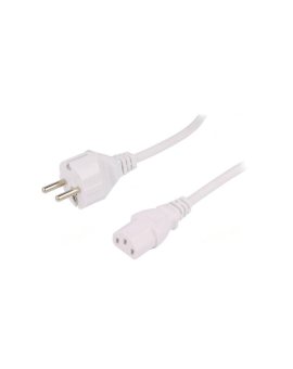 SN310-3/07/1.8WH Kabel: 3x0,75mm2, CEE 7/7 (E/F) wtyk,IEC C13 żeński, 1,8m