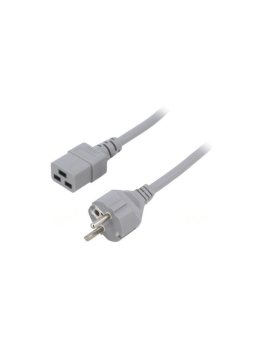 SN25-3/15/2GY Kabel: 3x1,5mm2, CEE 7/7 (E/F) wtyk,IEC C19 żeński, 2m, 16A