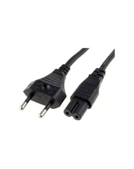 SN14-2/07/5BK Kabel: 2x0,75mm2, CEE 7/16 (C) wtyk,IEC C7 żeński, 5m, 2,5A