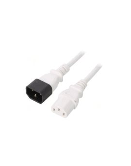 WN111-3/07/1W Kabel: 3x0,75mm2, IEC C13 żeński,IEC C14 męski, 1m