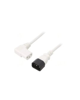 WN114-3/10/5WH Kabel: 3x1mm2, IEC C13 żeński kątowy prawy, IEC C14 męski