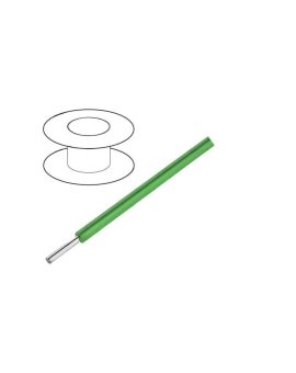 3050/1-GR001 Przewód HookUp Wire d: 24AWG drut Cu PVC zielony 300V 305m