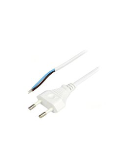 S1-2/07/2.5WH Kabel: 2x0, 75mm2, CEE 7/16 (C) wtyk, 2, 5m