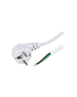 S3-3/07/2.0WH Kabel: 3x0,75mm2, CEE 7/7 (E/F) wtyk kątowy, 2m