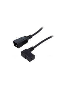 WN116-3/15/0.5BK Kabel: 3x1,5mm2, IEC C19 żeński kątowy,IEC C20 męski, 0,5m