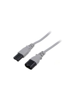 SN46-2/07/5GY Kabel: 2x0,75mm2, IEC C7 żeński,IEC C8 męski, 5m, 2,5A