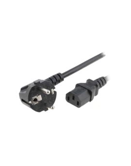SN311-3/10/3BK Kabel: 3x1mm2, CEE 7/7 (E/F) wtyk kątowy, IEC C13 żeński, 3m