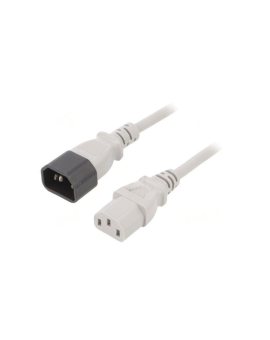 WN111-3/07/1.8G Kabel: 3x0,75mm2, IEC C13 żeński,IEC C14 męski, 1,8m