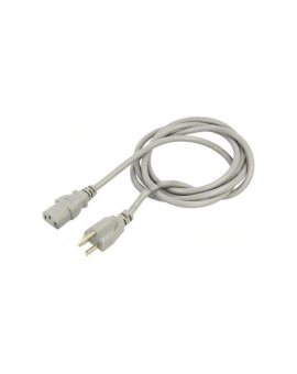SN48-3/07/1.8GY Kabel: 3x0,75mm2, IEC C13 żeński,NEMA 5-15 (B) wtyk, 1,8m