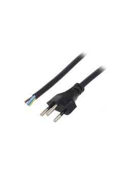 SN29-3/10/3.0BK Kabel: 3x1mm2, przewody,SEV-1011 (J) wtyk, 3m, 10A