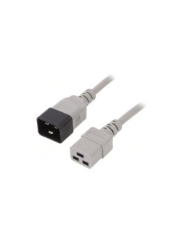 WN113-3/15/1G Kabel: 3x1,5mm2, IEC C19 żeński,IEC C20 męski, 1m, 16A