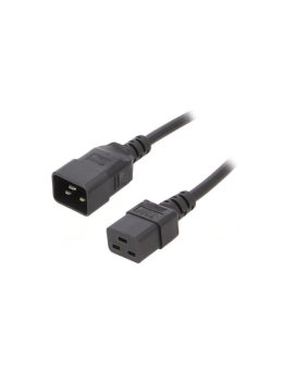 WN113-3/15/3B Kabel: 3x1, 5mm2, IEC C19 żeński, IEC C20 męski, 3m