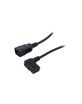 WN116-3/15/5BK Kabel: 3x1, 5mm2, IEC C19 żeński kątowy, IEC C20 męski, 5m