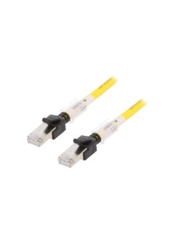 XS6W-6LSZH8SS-1MY Patch cord RJ45 wtyk,z obu stron żółty