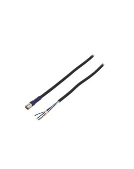 XS3FLM8PVC4S5M Kabel: do czujników/automatyki M8 proste 5m 30VDC
