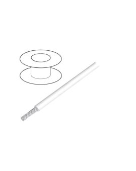 2842/7-WH001 Przewód HookUp Wire linka Cu d: 28AWG PTFE biały 250V 305m