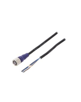 XS2FLM12PVC4S2M Kabel: do czujników/automatyki M12 proste 2m 30VDC