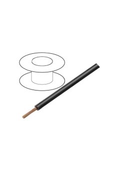 541019-BK005 Przewód HookUp Wire linka Cu d: 10AWG PA,PVC czarny 600V 30,5m