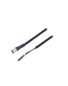 XS3FLM8PVC3S5M Kabel: do czujników/automatyki M8 proste 5m 30VDC