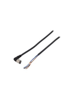 XS3FM422405A Kabel: do czujników/automatyki M8 kątowe 5m 125VDC