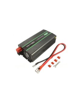 QOLTEC-51934 Przetwornica: DC/AC, 1kW, 230VAC, 12VDC, 135x290x75mm