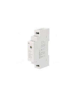 QOLTEC-50916 Zasilacz impulsowy: na szynę DIN, 15W, 12VDC, 1,25A, 220-240VAC