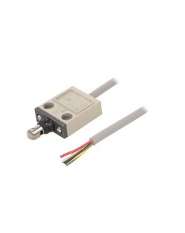 D4C-4332 Wyłącznik krańcowy rolka metalowa podłużna Ø12mm SPDT 2, 5A