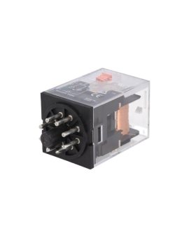 MKS2P-24DC Przekaźnik: elektromagnetyczny DPDT Ucewki: 24VDC 10A/250VAC