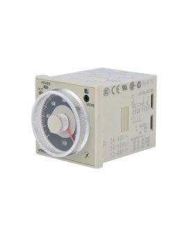 H3CR-A24AC/DC Przekaźnik czasowy 0,05s÷300h DPDT 250VAC/5A Uzas: 24÷48VAC