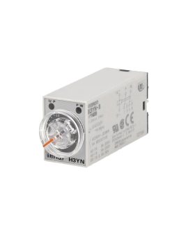 H3YN-2-24AC Przekaźnik czasowy 0,1s÷10min DPDT 250VAC/5A Uzas: 24VAC
