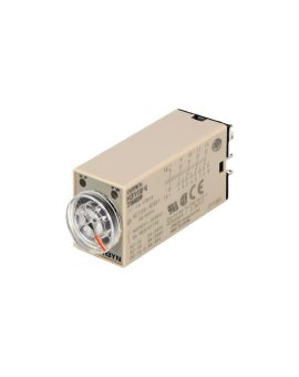 H3YN-4-100-120AC Przekaźnik czasowy 0,1s÷10min 4PDT 250VAC/3A Uzas: 100÷120VAC