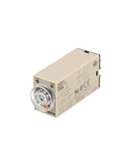 H3YN-2-100-120AC Przekaźnik czasowy 0,1s÷10min DPDT 250VAC/5A Uzas: 100÷120VAC