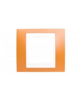 Unica Plus Ramka pojedyncza ugier pomarańczowy pozioma MGU6.002.869