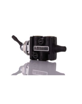 Zawór kontrolny pneumatyczny 3/2 z przełącznikiem G 1/8 RS PRO 1/8in