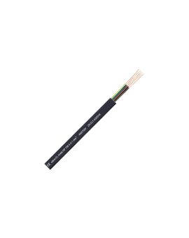 Kabel instalacyjny płaski EL-Instal NP YDYp 3x1,5mm2 czarny 450/750V uniepalniony Dca drut Eltrim /100m/