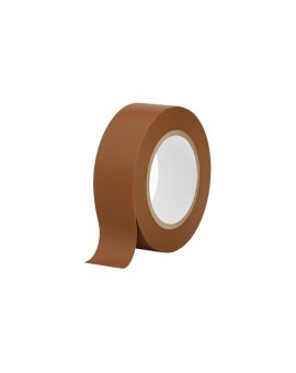 Taśma izolacyjna PVC 15mm x 10m ERKO brązowa