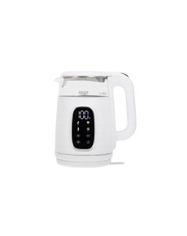 Czajnik Adler 2200W 1, 7L z reg temp AD1305WS biało-srebrny