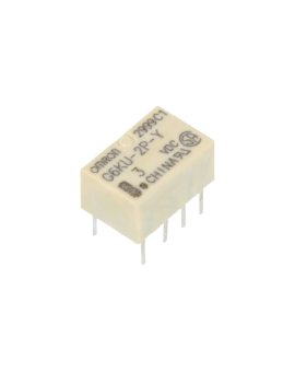 Przekaźnik elektromagnetyczny DPDT Ucewki 3VDC 0,3A/125VAC G6KU-2P-Y DC3