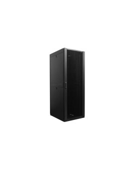 Szafa stojąca RACK 19 42U 600x1000mm perforowana serwerowa czarna 1500kg NEKU + wyposażenie