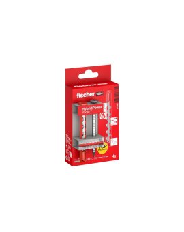 Kołki rozporowe uniwersalne HybridPower 10x90mm 2-składnikowe z wkrętem TX40 7, 0x87mm FISCHER 4szt