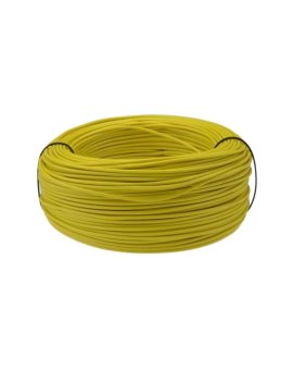 Kabel instalacyjny LgY / H07V-K 1,5mm2 jednożyłowy żółty 450/750V giętki linka Helukabel /10m/