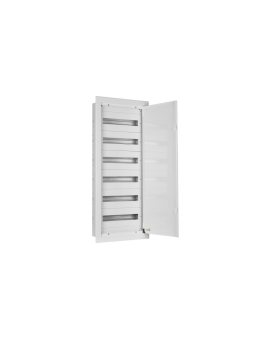 Rozdzielnica podtynkowa metalowa 6x18 modułów IP30 (400V AC) 1035x415x130mm drzwi pełne KOLE SYSTEMS