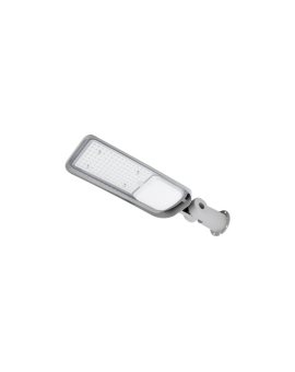 Oprawa, lampa uliczna LED JAZMIN 100W 13500lm 4000K IP65 jasnoszara barwa NW biała neutralna czujnik zmierzchu BEMKO