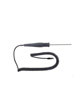 Czujnik temperatury PT100 RTD Systemy pneumatyczne Perforowana DIN długość 110mm średnica 4mm dł. kabla 2m RS PRO