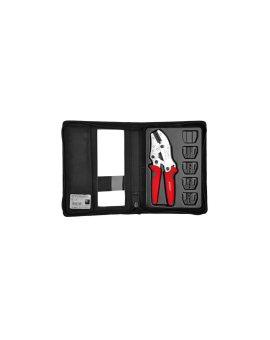 Zaciskarka Praska do końcówek kablowych 0,5-33mm2 + 5 wymiennych matryc PR33-Z5 ERKO