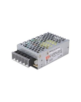 RS-25-15 Zasilacz impulsowy do wbudowania modułowy 25W 15VDC 1,7A
