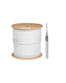 Przewód koncentryczny antenowy RG-6 Tri-Shield 1,13Cu B2Ca TDC113 Premium 500m