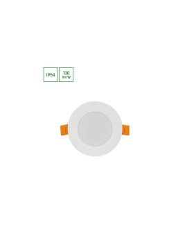 DURE 3 DOWNLIGHT 5W WW 230V 110st IP54 IK06 95x31 BIAŁY okrągła zasilacz zintegrowany
