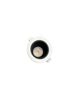 FIALE CORE ANTI-GLARE GU10 OCZKO GU10 IP20 FI95X46MM BIAŁY SRODEK CZARNY OKRĄGŁA
